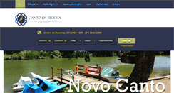 Desktop Screenshot of cantodasiriema.com.br